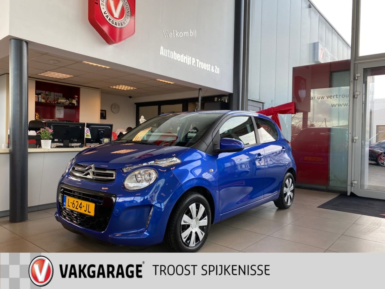 Citroën C1 - 1.0 VTi Feel 1.0 VTi Feel,Apple Carplay/Android Auto,Achteruitrijcamera,Snelheidsbegrenzer,Airco,Bleuto - AutoWereld.nl