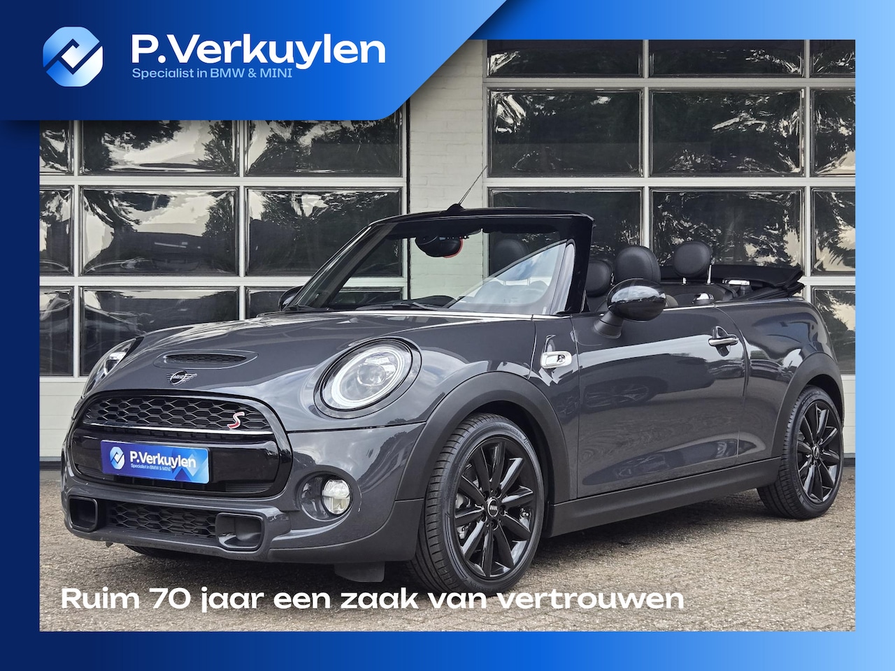 MINI Cabrio - Mini 2.0 Cooper S Chili | LEDEREN SPORTSTOELEN | KEYLESS | LED KOPLAMPEN | HARMAN KARDON | - AutoWereld.nl