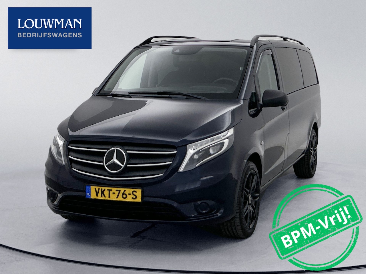 Mercedes-Benz Vito - 114 CDI DC Lang Dubbele Cabine Led 19inch AMG velgen Trekhaak Navigatie Achteruitrijcamera - AutoWereld.nl