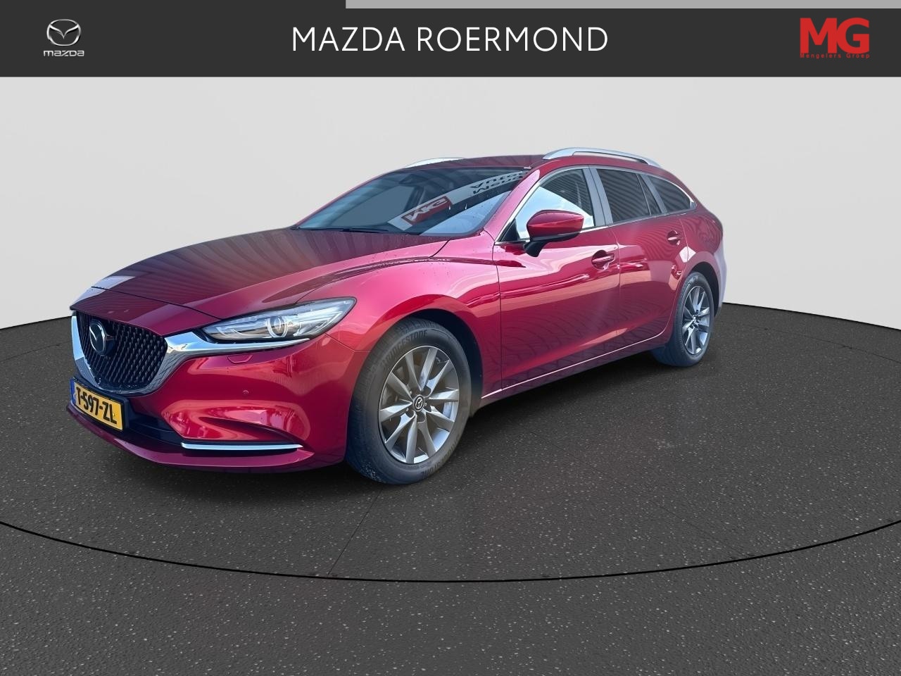 Mazda 6 Sportbreak - 2.0 SkyActiv-G 165 6AT Business /Leer/Trekhaak/ RIJKLAARPRIJS | - AutoWereld.nl