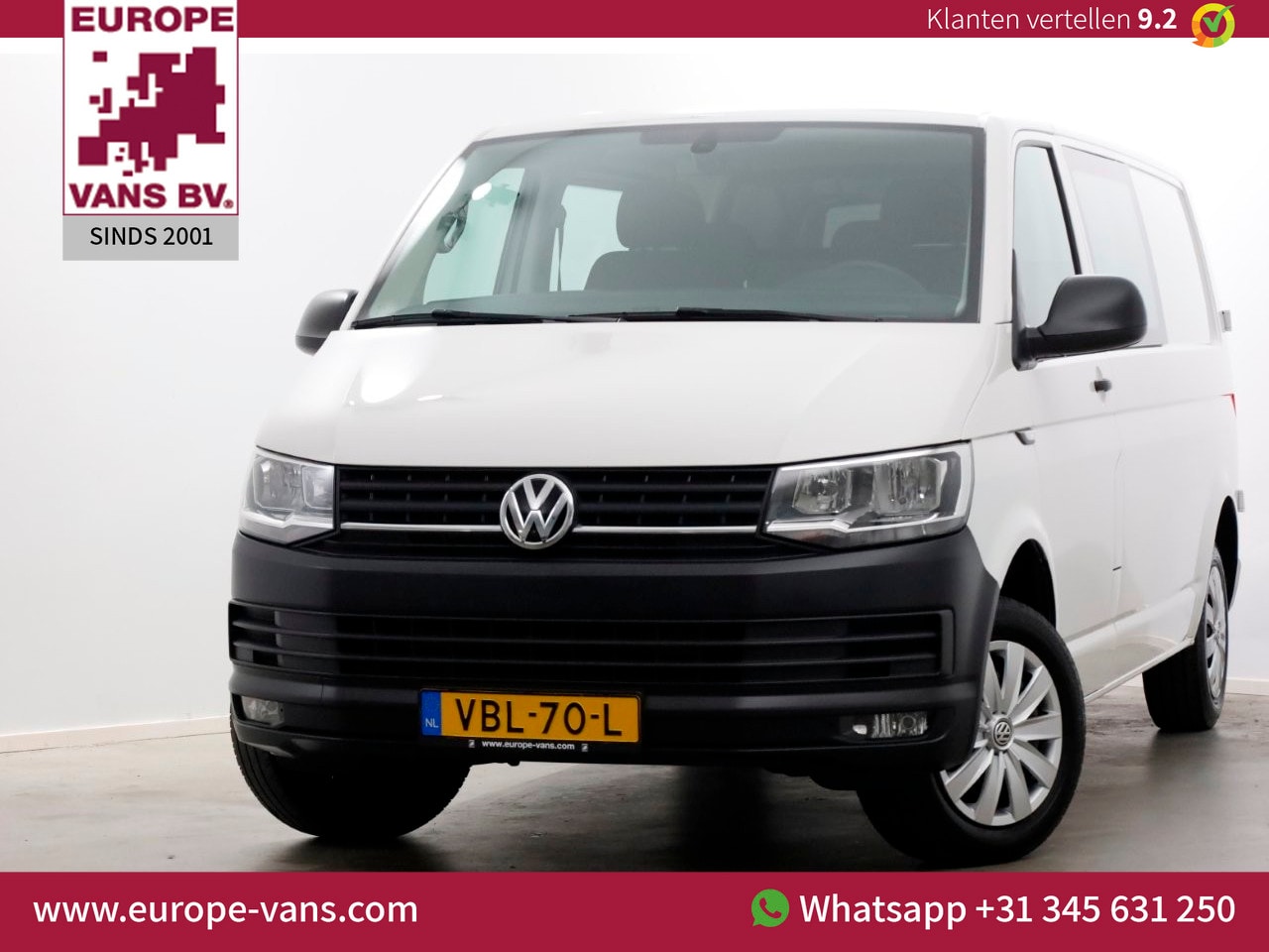 Volkswagen Transporter - T6 2.0 TDI 150pk DSG-Automaat Lang D.C. Airco/Cruise Control 08-2019 - AutoWereld.nl