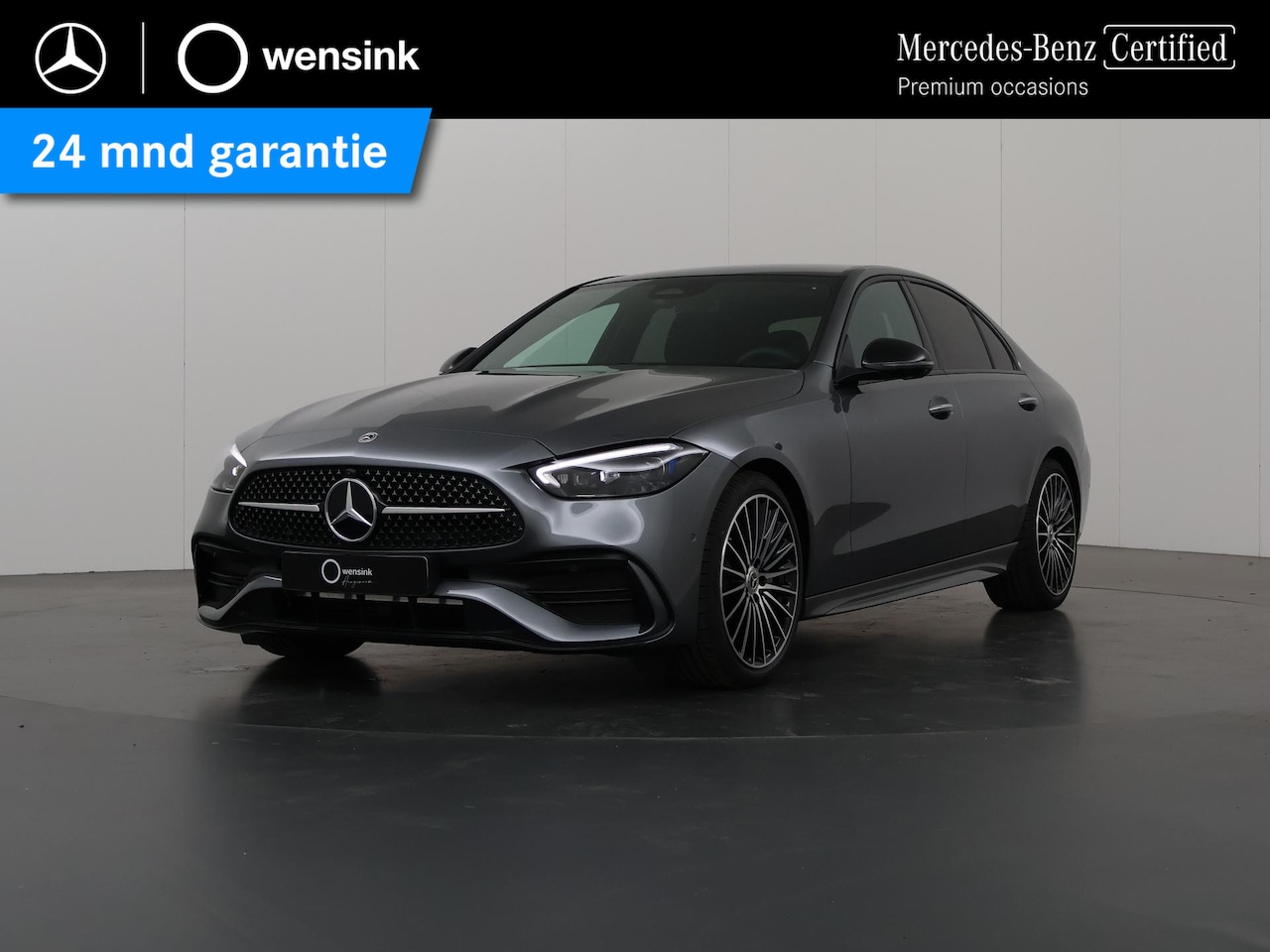 Mercedes-Benz C-klasse - 180 Star Edition AMG Line | Night pakket | Panoramadak | 360 camera| DISTRONIC - AutoWereld.nl
