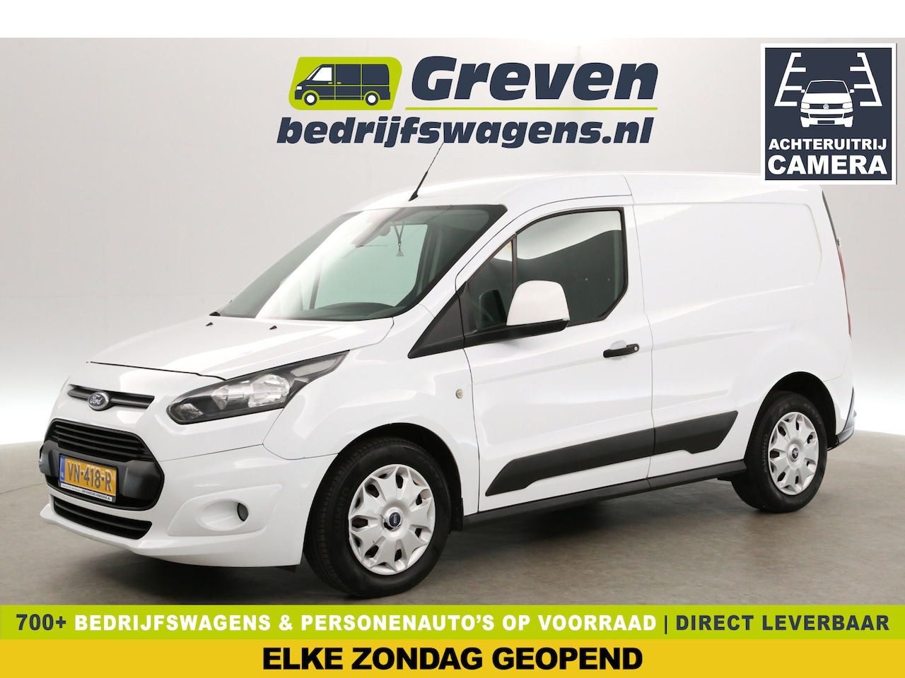 Ford Transit Connect - 1.6 TDCI L1 Trend | APK tot 04-2026 | Airco Camera 3 Persoons Navi PDC Elektrpakket - AutoWereld.nl