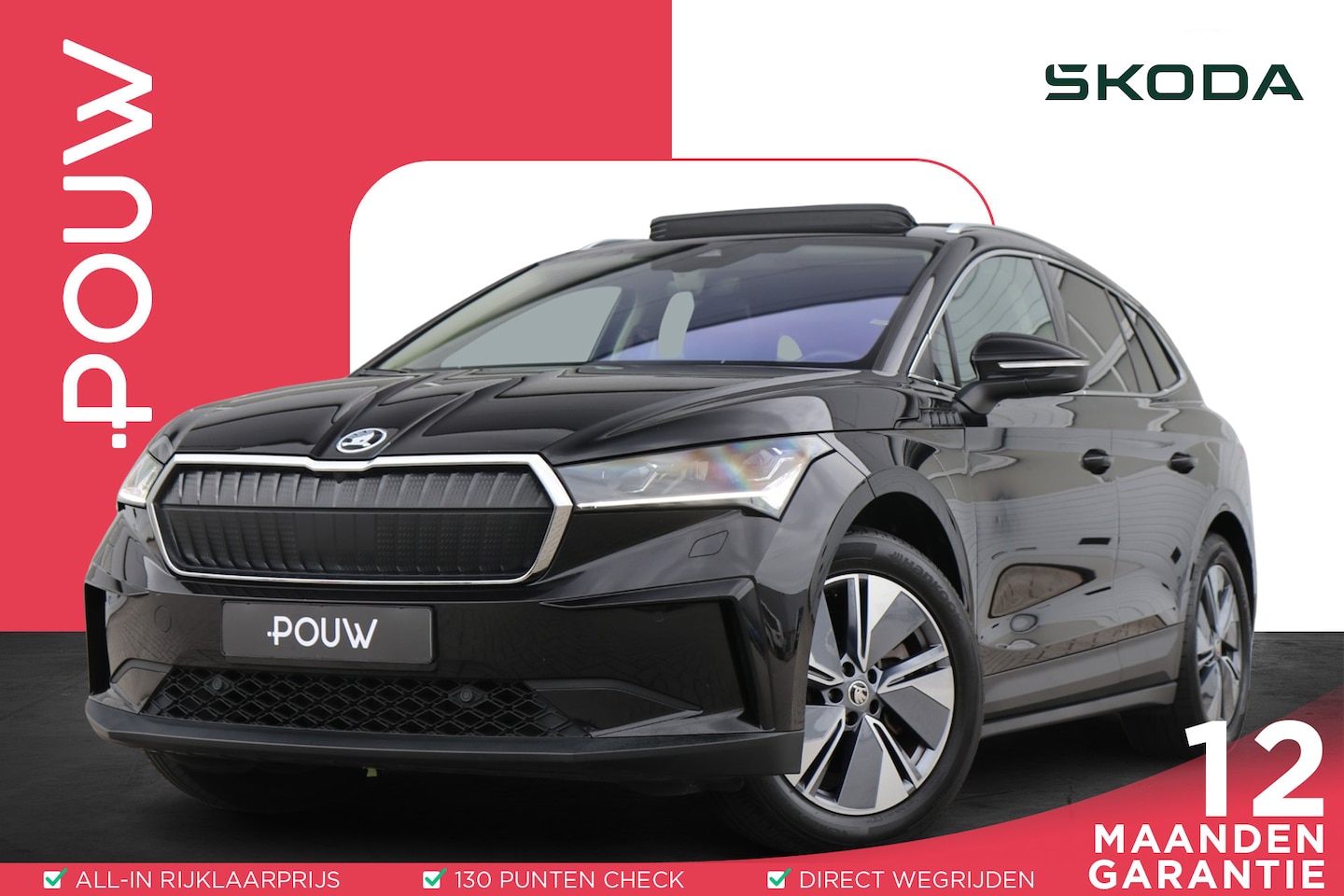 Skoda Enyaq iV - 80 204pk | SoH 93% | Trekhaak | Panoramadak | Warmtepomp - AutoWereld.nl