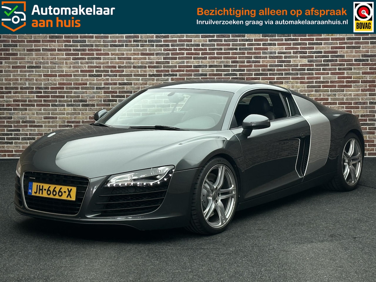 Audi R8 - 4.2 V8 FSI B&O Leer Navi Clima Cruise Elek Stoel - AutoWereld.nl