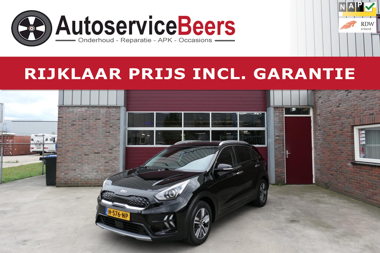 Kia Niro - 1.6 GDi Hybrid DynamicLine 1.6 GDi Hybrid DynamicLine, Camera, Trekhaak, Adaptive Cruise, Navigatie, Carplay, Rijklaa - AutoWereld.nl