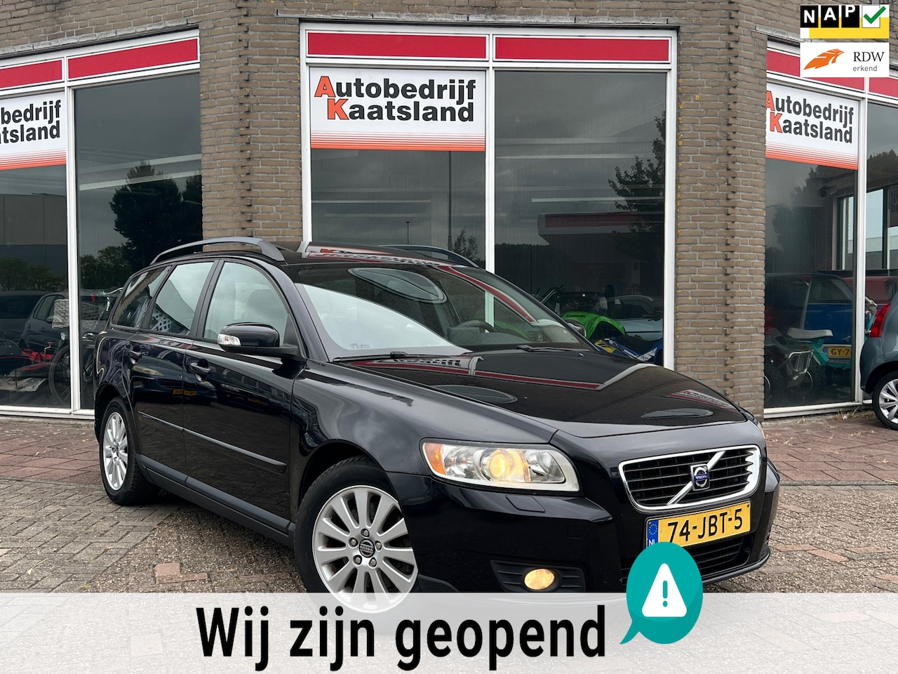 Volvo V50 - 2.4 Kinetic Automaat - Open Dak - Trekhaak - 2009 - AutoWereld.nl