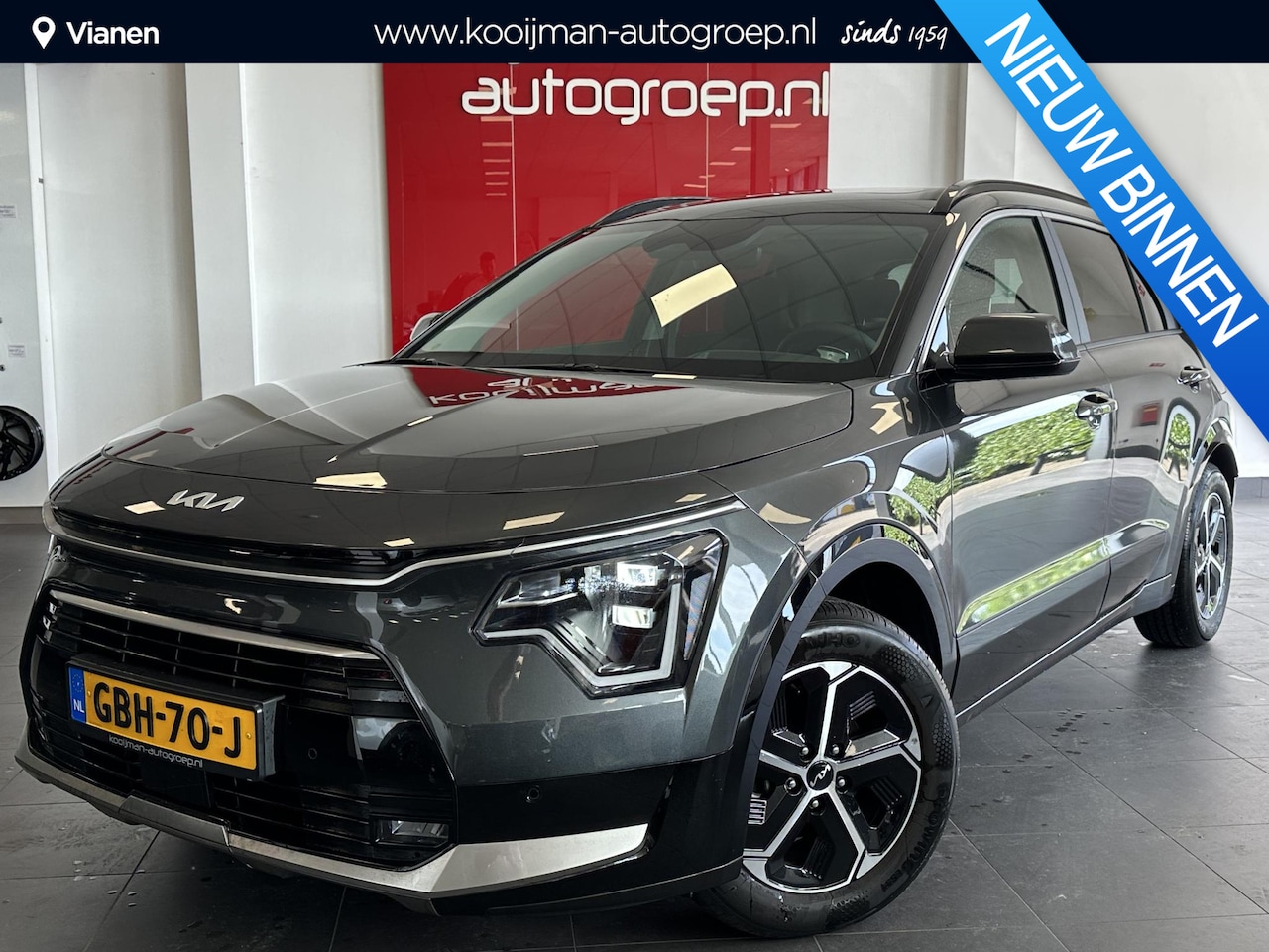 Kia Niro - 1.6 GDi Hybrid DynamicPlusLine Head-up Display, Schuifdak, Zeer Netjes - AutoWereld.nl