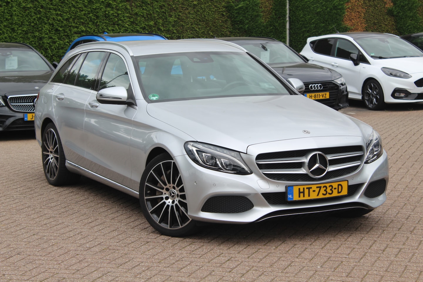 Mercedes-Benz C-klasse Estate - 350 e Lease Edition / Camera / Leder / Burmester / 18'' / Navigatie / Luchtvering / Stoelv - AutoWereld.nl