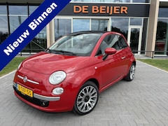 Fiat 500 C - 0.9 TwinAir Turbo Lounge Cabrio l Airco l halfleren bekleding