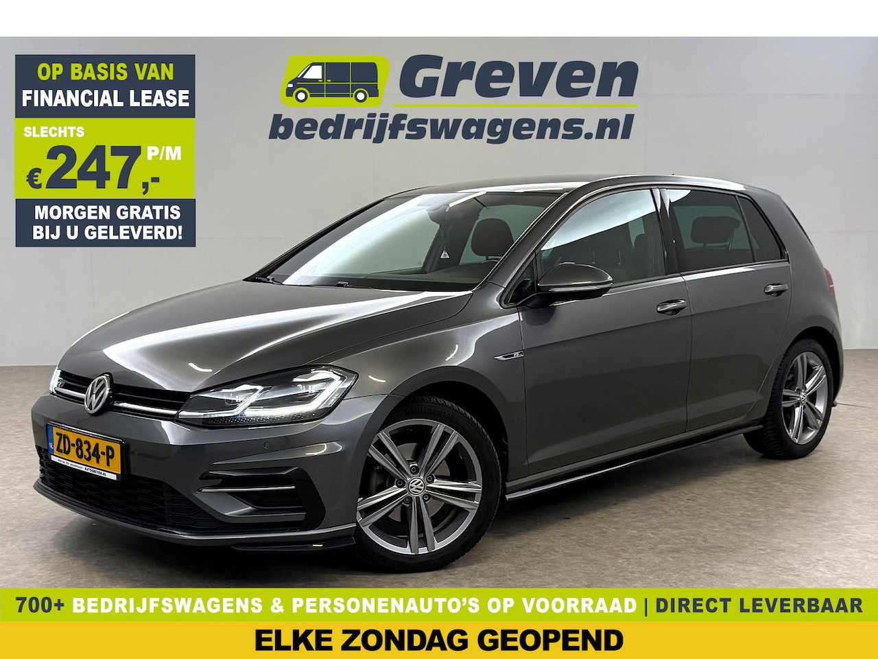 Volkswagen Golf - 1.5 TSI R-line 150PK LED ACC Camera Carplay Clima Virtual Navi PDC 17"LMV - AutoWereld.nl