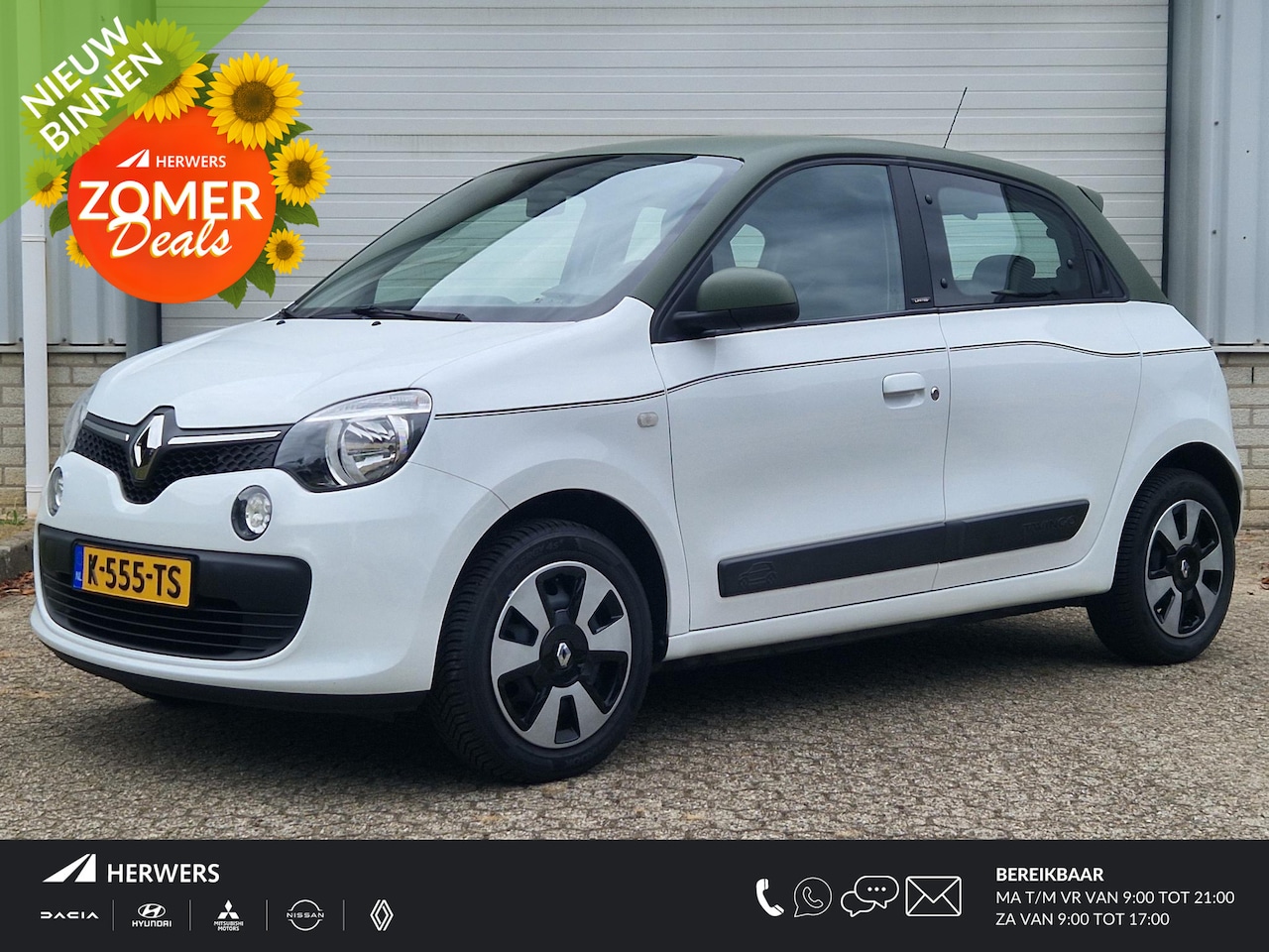 Renault Twingo - 1.0 SCe Limited / Automaat / Dealer Onderhouden / All Season Banden / Groen Dak / Airco / - AutoWereld.nl