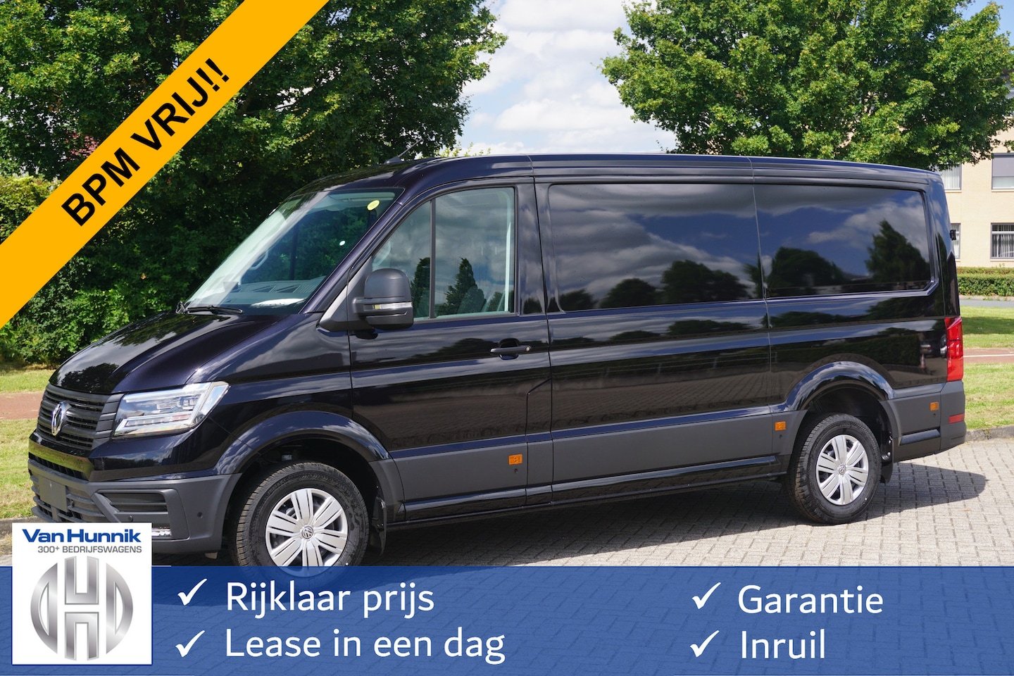 Volkswagen Crafter - 35 177PK L3H2 AUT Facelift BPM VRIJ!! 13" Navi, Cam, Gev. Stoel, Alarm, LED!! NR. 345 - AutoWereld.nl