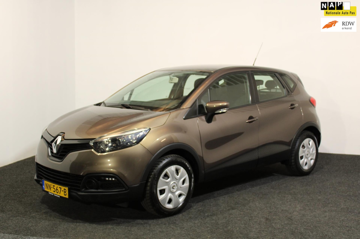 Renault Captur - 0.9 TCe Authentique|2013|Nieuwe onafhankelijke APK & Afleveringsbeurt |Airco |Cruise. - AutoWereld.nl