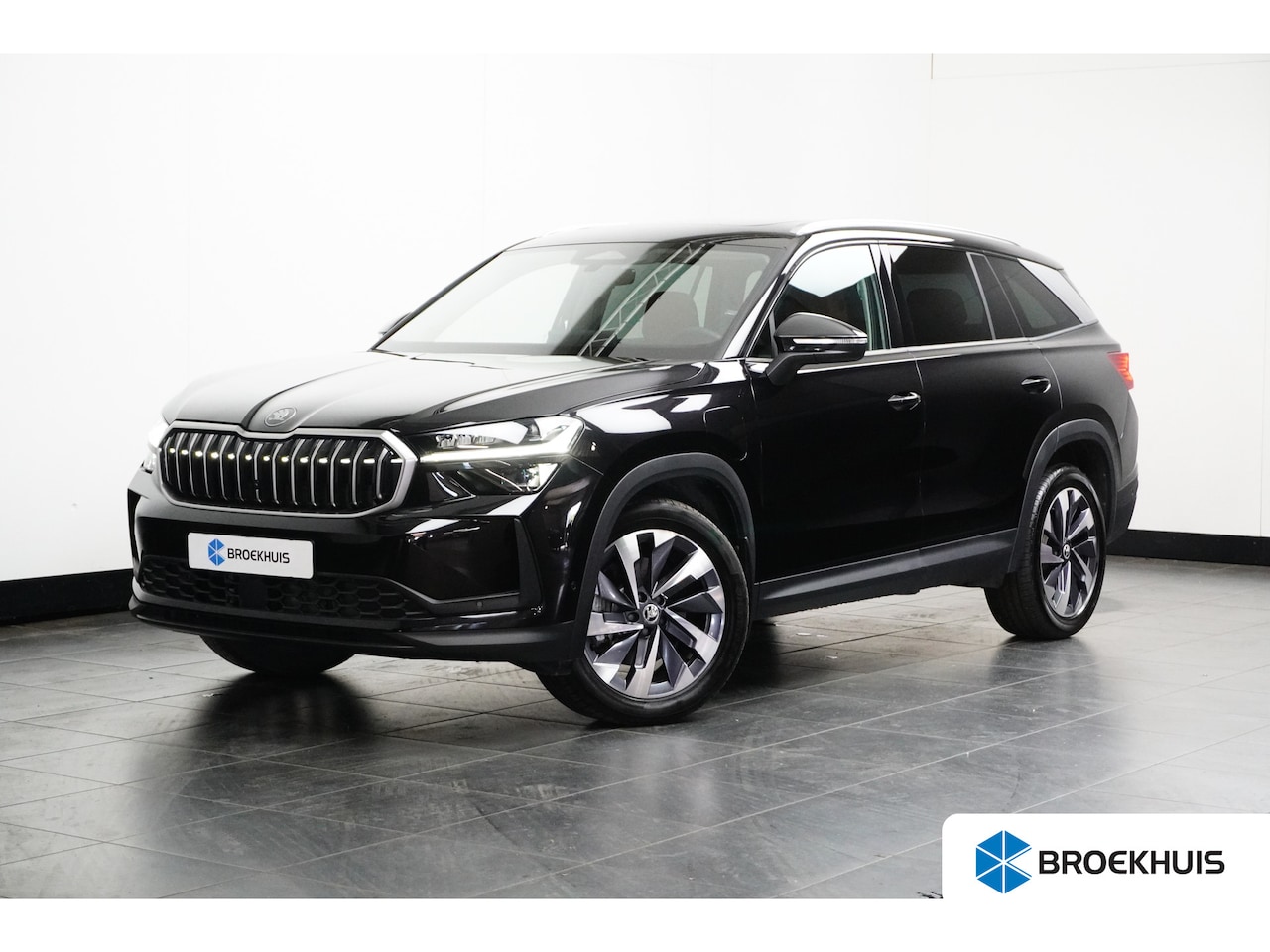 Skoda Kodiaq - 1.5 TSI PHEV Business edition | Cognac Leer interieur pakket | Elektrisch glazen panorama- - AutoWereld.nl
