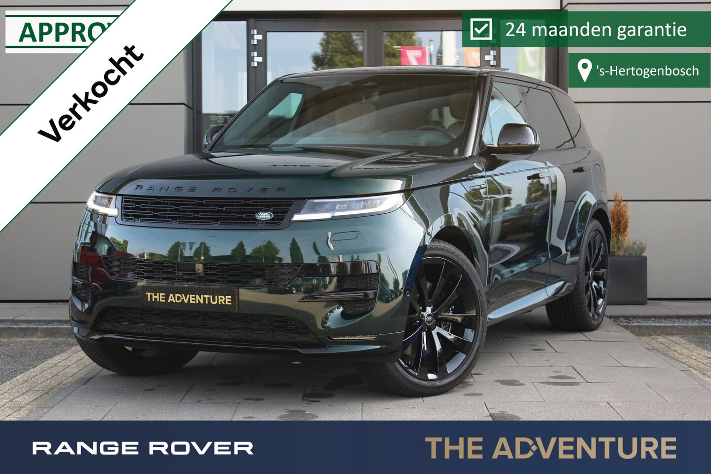 Land Rover Range Rover Sport - P550e Autobiography | Britisch Racing Green | Signature Audio | 23 Inch | - AutoWereld.nl