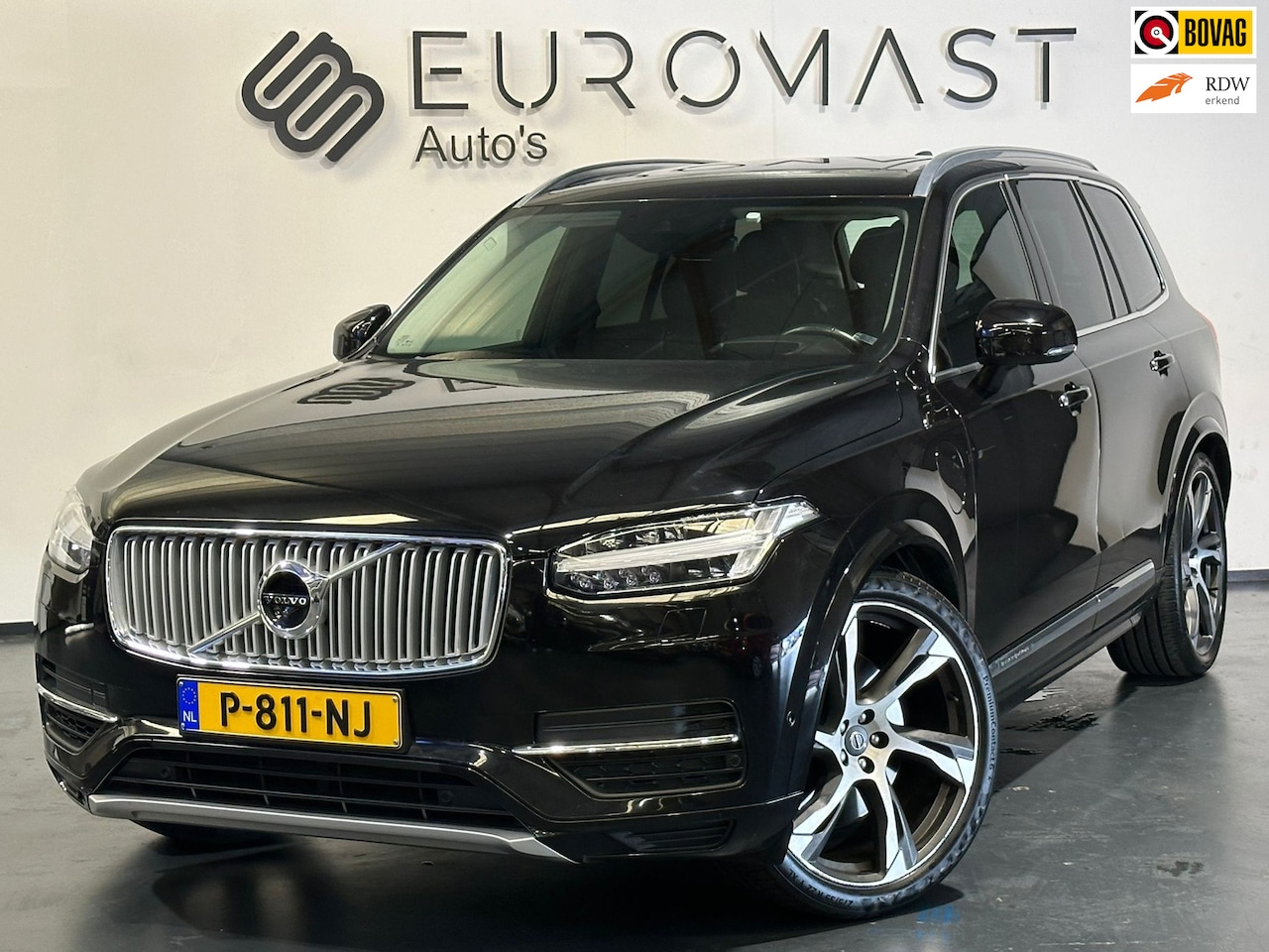 Volvo XC90 - 2.0 T8 Twin Engine AWD Inscription Navi Panoramadak Leder Stoelverwarming Cruise Nieuwe Ap - AutoWereld.nl