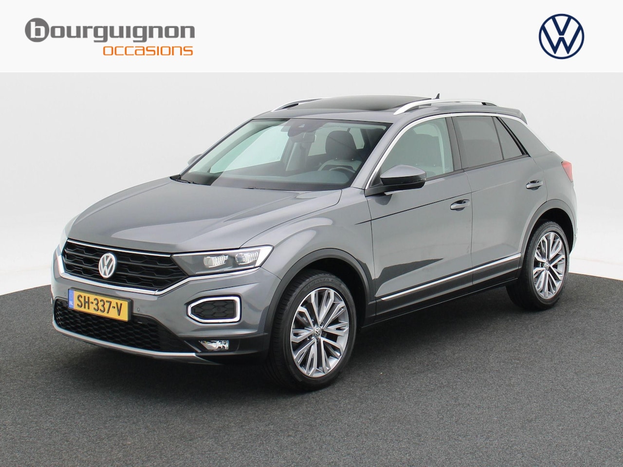 Volkswagen T-Roc - 1.5 TSi 150 Pk Sport | LED | Trekhaak | Panorama Dak | Elektrische Achterklep | Adaptive C - AutoWereld.nl