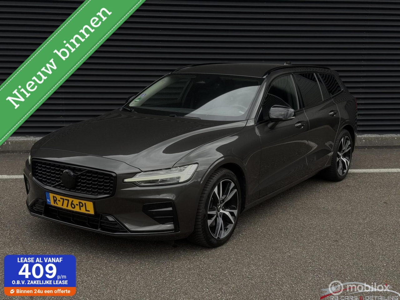 Volvo V60 - 2.0 B3 Plus Dark 2.0 B3 Plus Dark, BTW, LED, ACC, Elek, Camera, - AutoWereld.nl