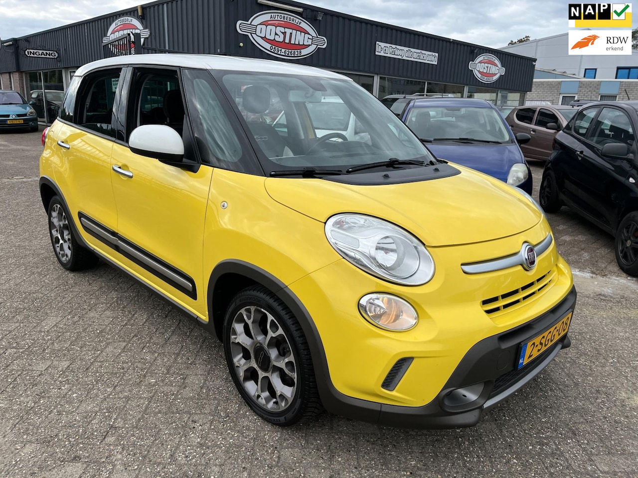 Fiat 500 L - 0.9 TwinAir Trekking(st-bekr,airco,navi,lmv,bj13,5499,-) - AutoWereld.nl
