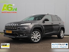 Jeep Cherokee - 3.2 V6 Limited AWD 272PK Automaat Panoramadak Leder Stoelverkoeling Verwarming Navigatie A
