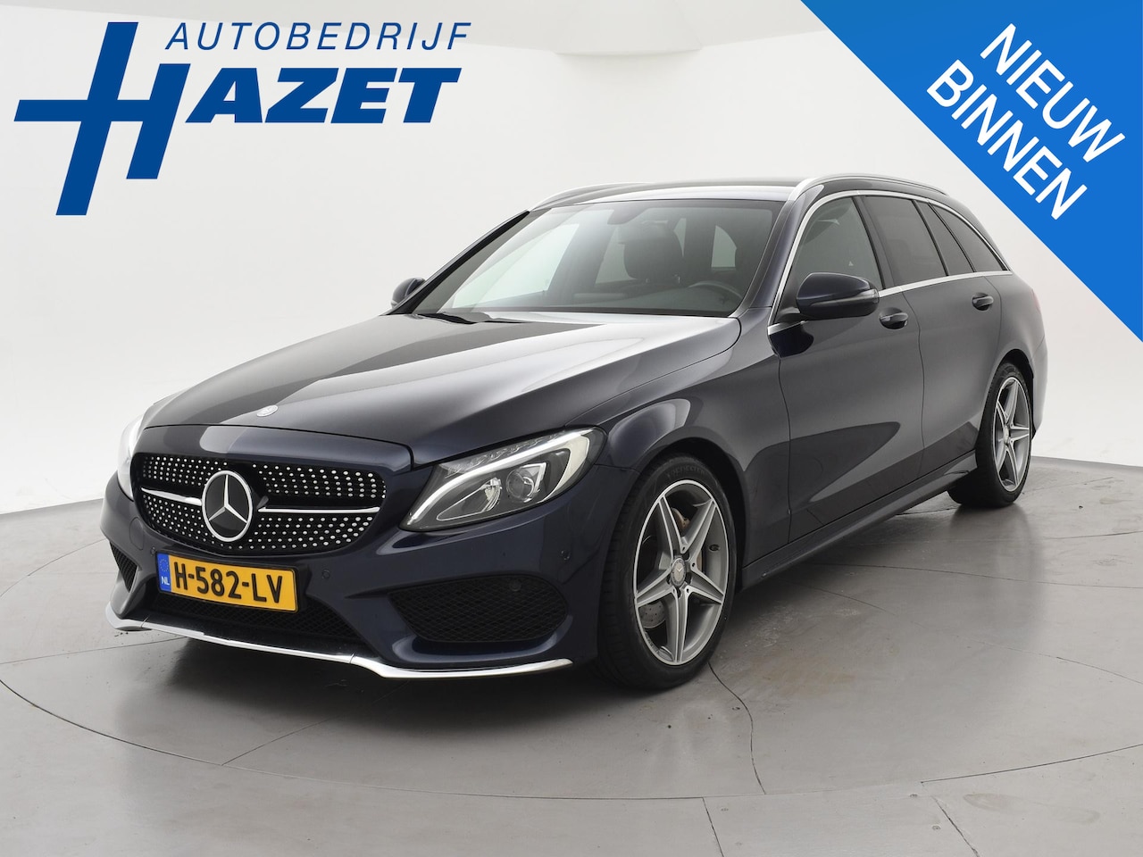 Mercedes-Benz C-klasse Estate - 180 CDI AMG SPORT *CAVANSITE BLUE* + SPORTSTOELEN | LED | STOELVERW. | 18 INCH LMV - AutoWereld.nl