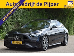 Mercedes-Benz C-klasse - 200 AMG Line | NL-Auto | Open dak | HUD | 360 gr.camera | Trekhaak | Keyless | Mem.stoelen