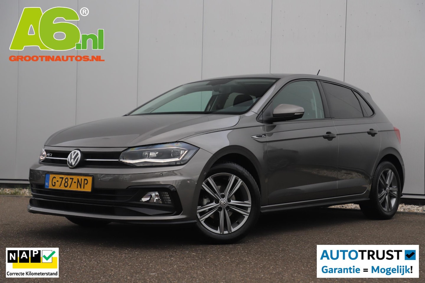 Volkswagen Polo - 1.0 TSI Highline Business R-Line Virtual Keyless Full LED Navigatie Achteruitrijcamera Cli - AutoWereld.nl