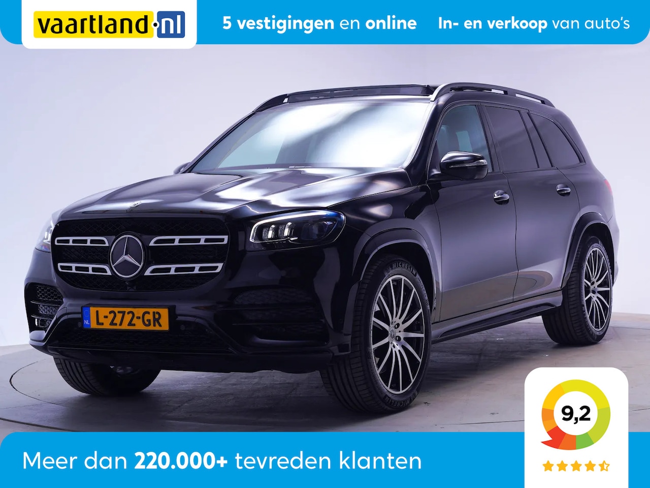 Mercedes-Benz GLS - 400 d 4MATIC AMG-Line Premium plus 7-Pers Aut. [ Pano Burmester Sfeerverlichting ] - AutoWereld.nl