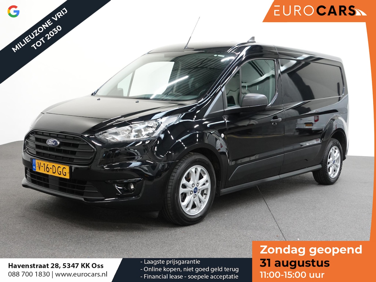 Ford Transit Connect - 100pk Automaat L2 Trend Navigatie Camera Parkeersensoren Cruise control 3 Zits - AutoWereld.nl