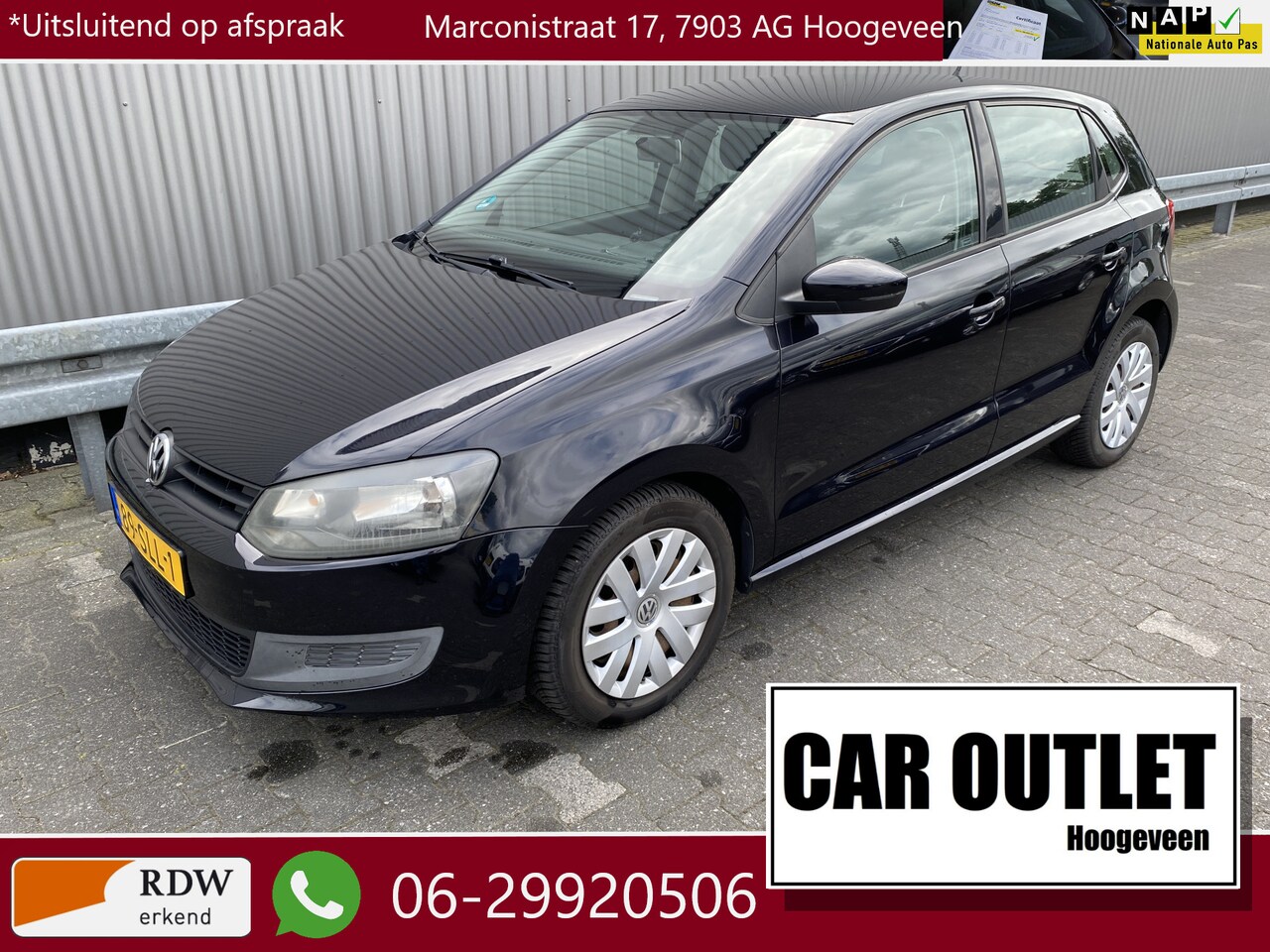 Volkswagen Polo - 1.2 Easyline 1.2 Easyline 5-Drs, A/C, Pioneer USB Audio & Nieuwe APK – Inruil Mogelijk – - AutoWereld.nl
