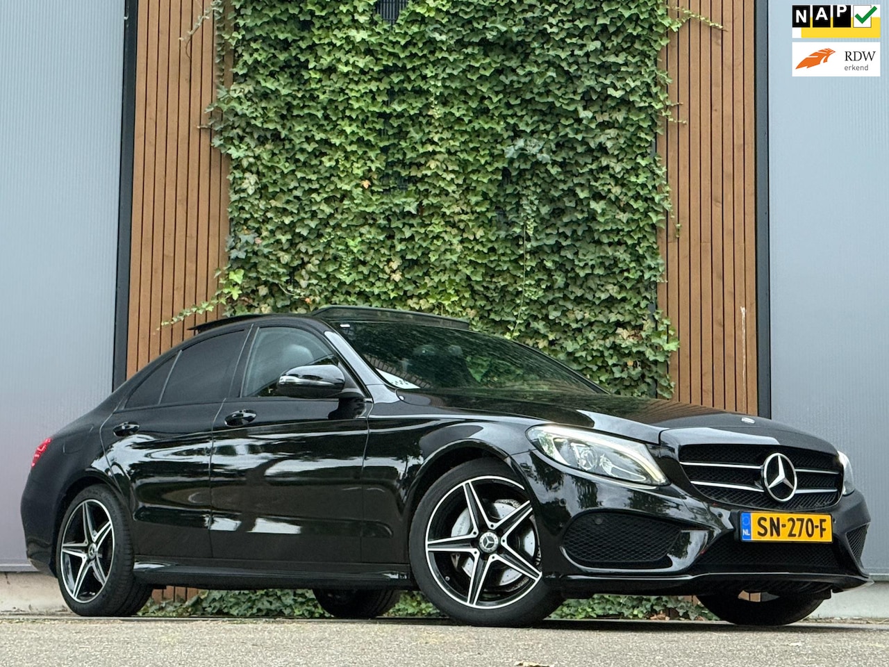 Mercedes-Benz C-klasse - 180 Sport Edition AMG|Pano|Camera|Cruse|Nap|Dealer onderhouden - AutoWereld.nl