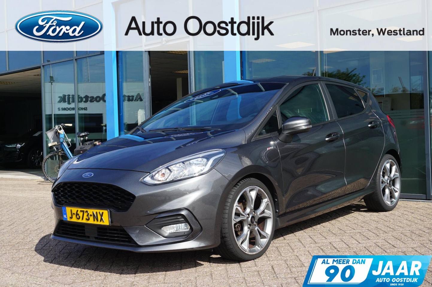 Ford Fiesta - 1.0 EcoBoost ST-Line 100PK Automaat Winterpack Cruise Climate Carplay Navi Privacy Glass 1 - AutoWereld.nl