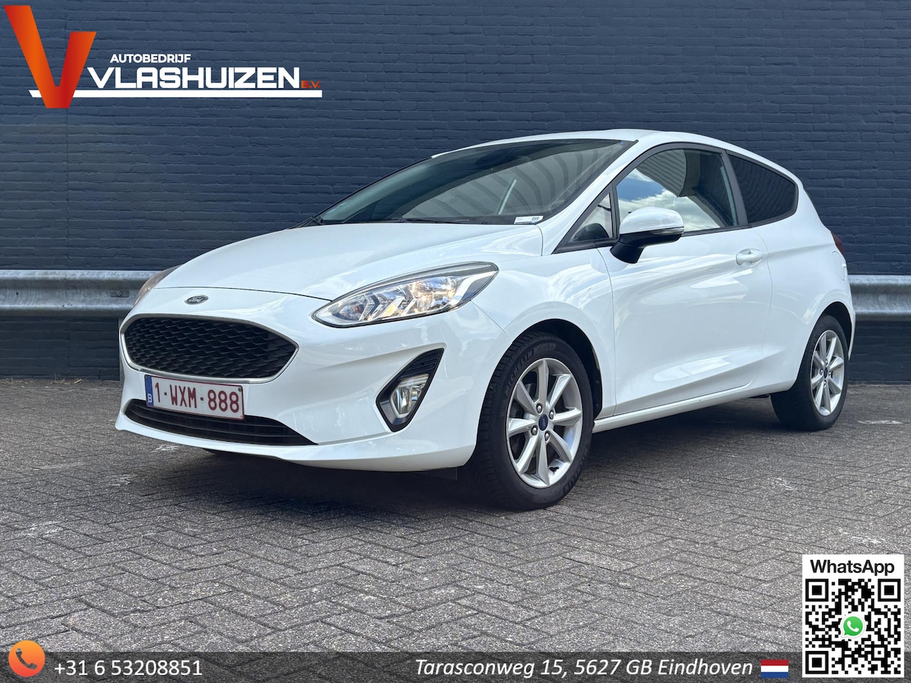 Ford Fiesta - VAN 1.5 TDCi Trend € 5.350 NETTO | GRIJS KENTEKEN | Airco | Navi | Camera | - AutoWereld.nl