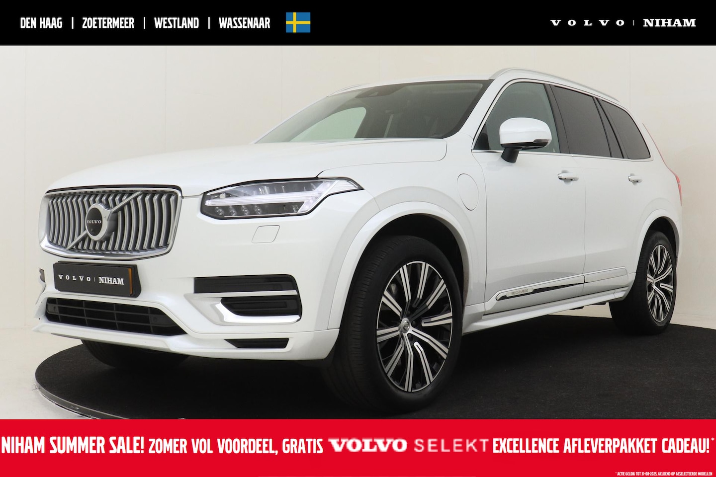 Volvo XC90 - T8 RECHARGE AWD INSCRIPTION EXCLUSIVE -HARMAN/KARDON/ADAP.LED|360°CAM|STANDKACHEL|TREKHAAK - AutoWereld.nl