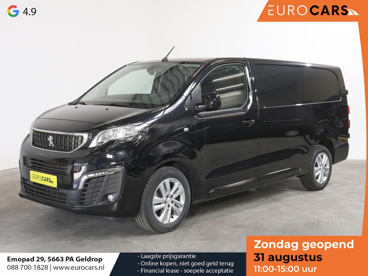 Peugeot Expert - 180pk Automaat L3H1 Long Premium Apple carplay/ Android Auto Cruise control Airco Euro6 - AutoWereld.nl