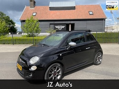 Fiat 500 C - 0.9 TwinAir SPORT S CARBRIO AIRCO NAVIGATIE DEELS LEER LM-VELGEN