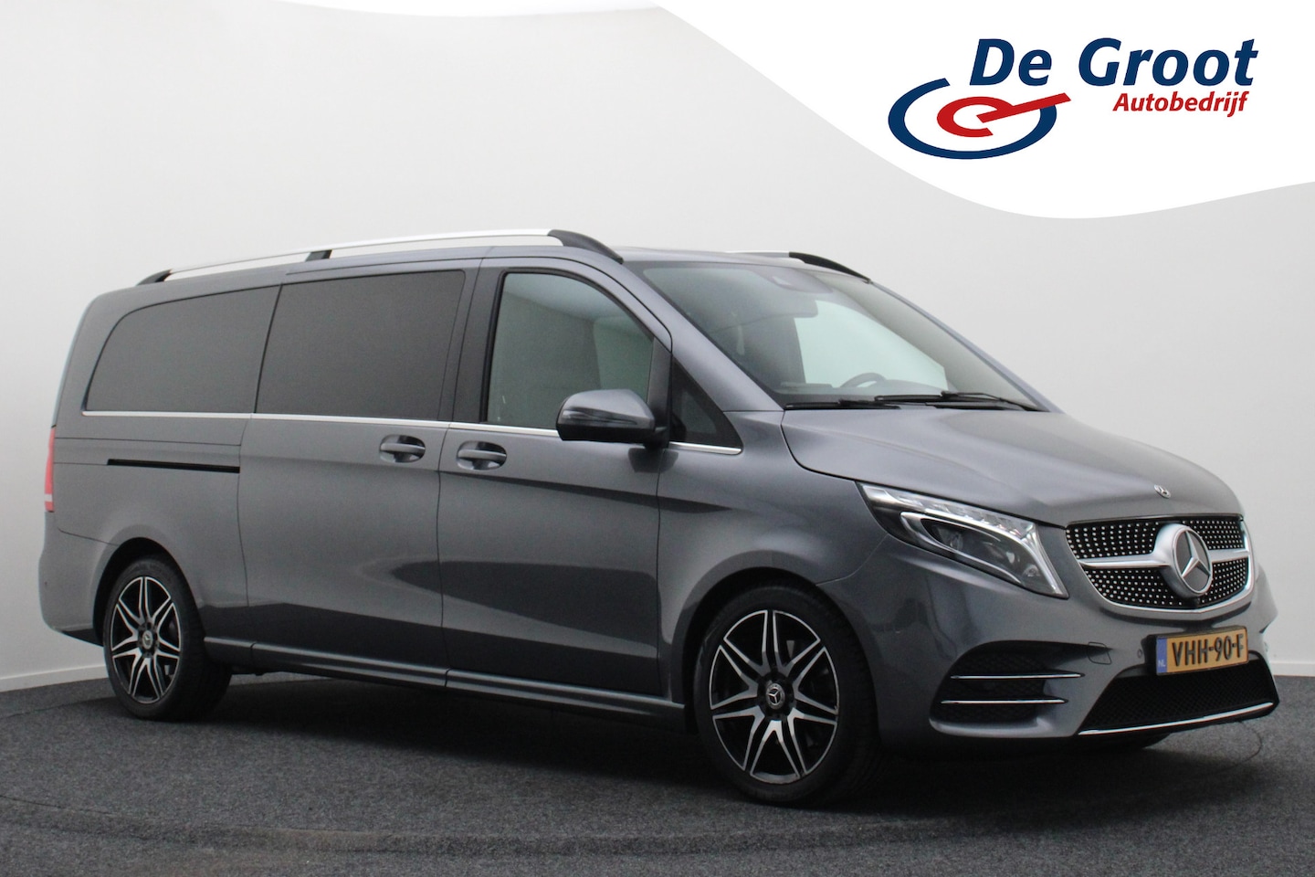 Mercedes-Benz V-klasse - 300d Extra Lang DC Avantgarde Edition 2x Schuifdeur, Leer, Elektrische Stoelen, Apple Carp - AutoWereld.nl