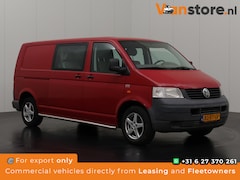 Volkswagen Transporter - 2.5TDI 130PK Lang Dubbele Cabine | Trekhaak 2500Kg