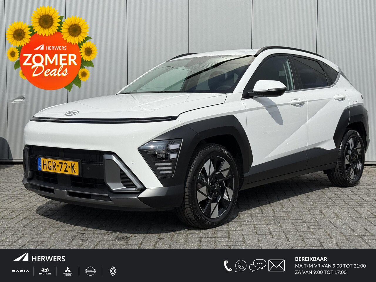 Hyundai Kona - 1.6 GDI HEV Comfort Smart / Navigatie / Climate Control / Adaptive Cruise Control / Achter - AutoWereld.nl