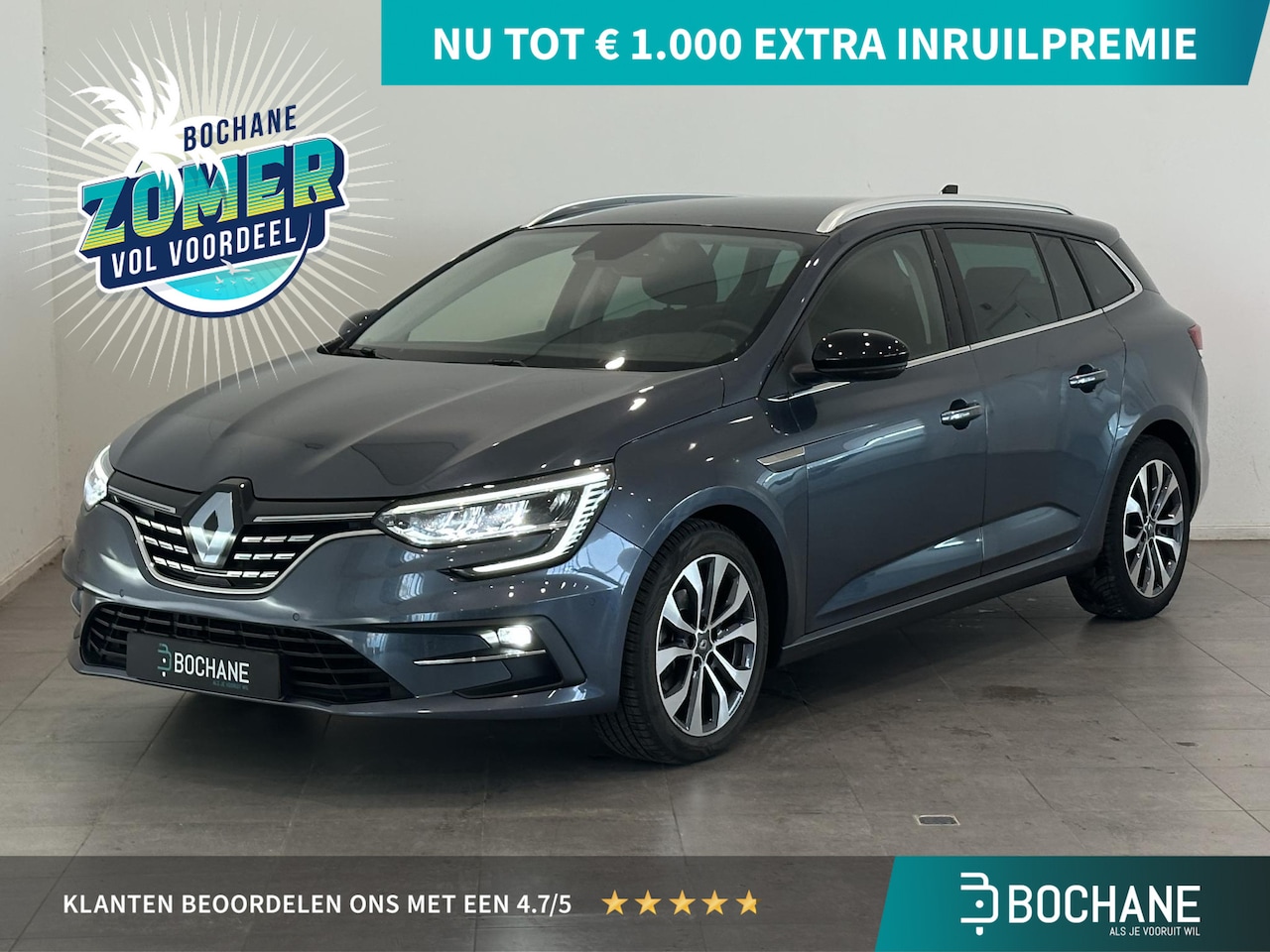 Renault Mégane Estate - 1.3 TCe 140 EDC Techno | Trekhaak 1.700 KG | All season banden | Dodehoek Detectie - AutoWereld.nl