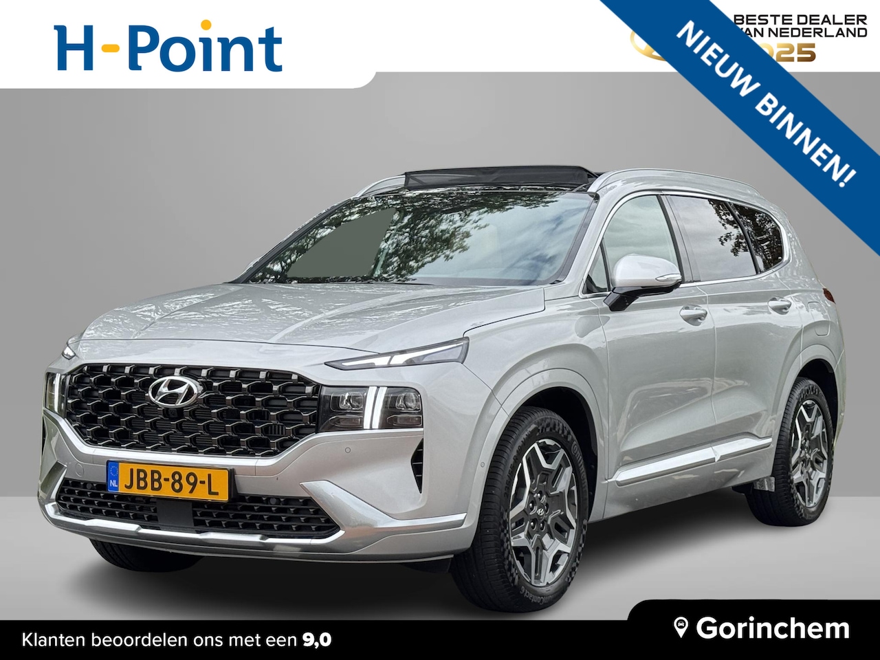 Hyundai Santa Fe - 1.6 T-GDI PHEV Premium Plus Sky 7p. | Panorama schuifkanteldak | Blind spot camera | Leder - AutoWereld.nl