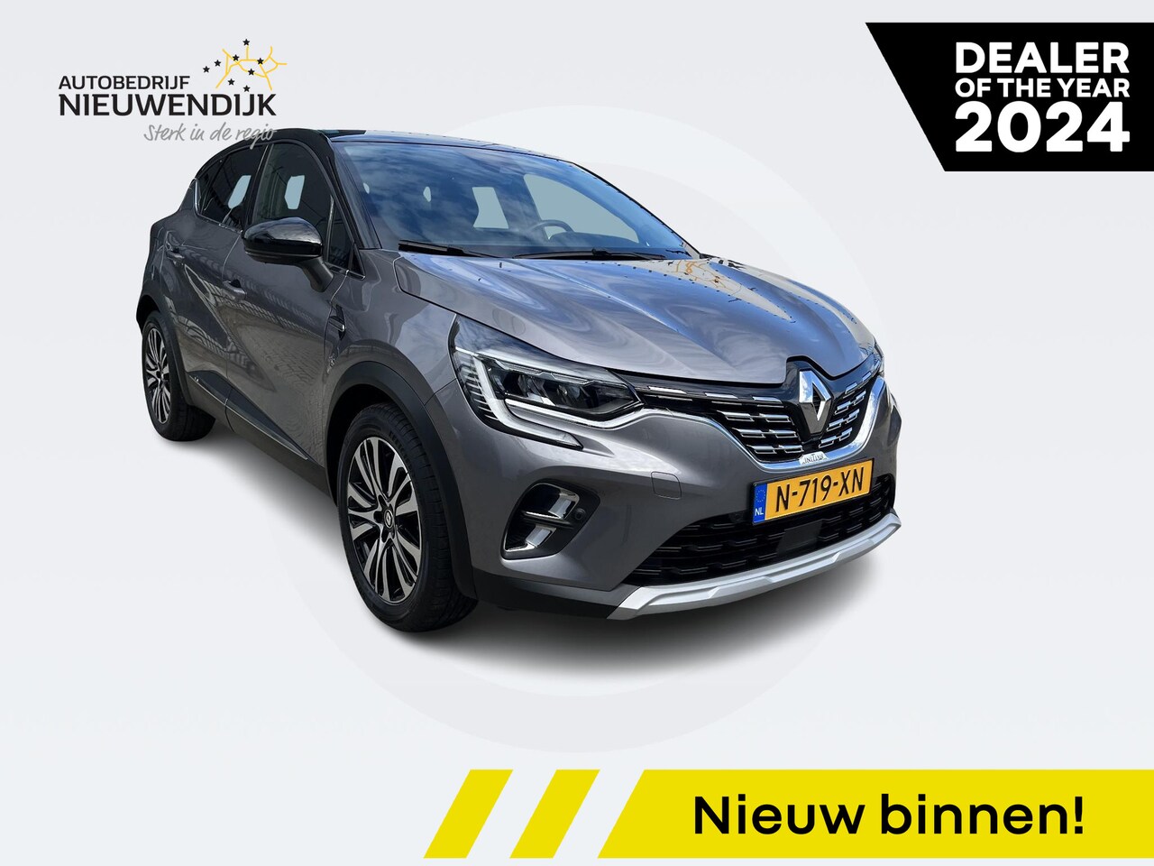 Renault Captur - 1.3 TCe 140 Initiale Paris / ACHTERUITRIJCAMERA / PARKEERSENSOREN / LEDEREBEN BEKLEDING / - AutoWereld.nl