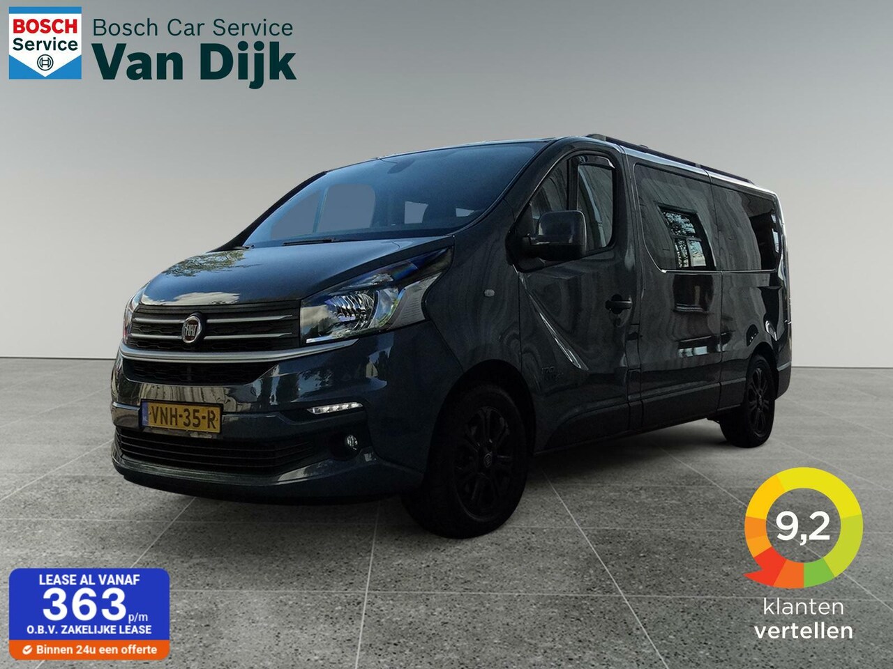 Fiat Talento - 2.0 170pk aut. MultiJet L2H1 SX Dubbel cabine - AutoWereld.nl