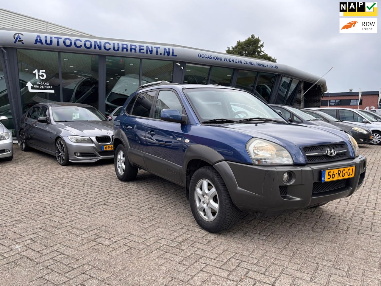 Hyundai Tucson - 2.0i 4WD Style 2.0i 4WD Style, Nieuwe APK, Airco, Inruil mogelijk. - AutoWereld.nl