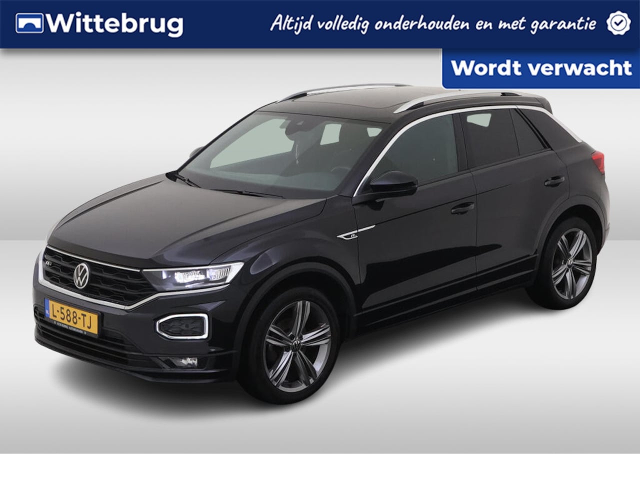 Volkswagen T-Roc - 1.5 TSI Sport Business R / AUTOMAAT/ PARK. SENSOREN + CAMERA/ ADAPT. CRUISE/ PANO/ NAVI/ D - AutoWereld.nl