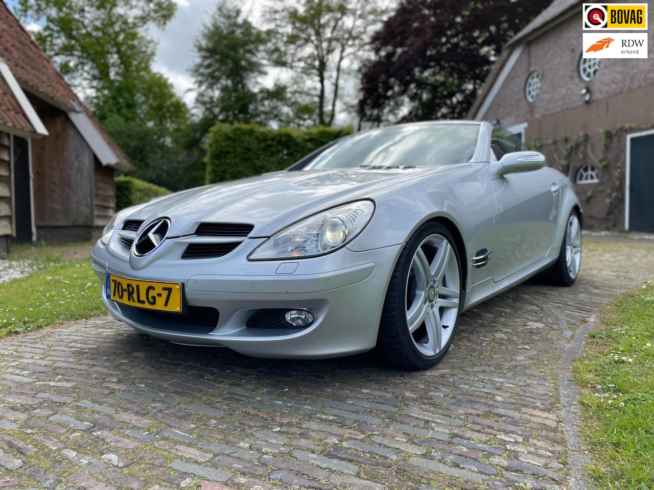Mercedes-Benz SLK-klasse - 350-NAVI-LEER-18"-STOEL/NEK VERWARMING-PDC-BTW AUTO- - AutoWereld.nl