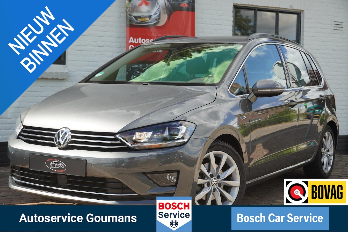Volkswagen Golf Sportsvan - 1.4 TSI Highline Trekhaak Navi Clima Camera DSG - AutoWereld.nl