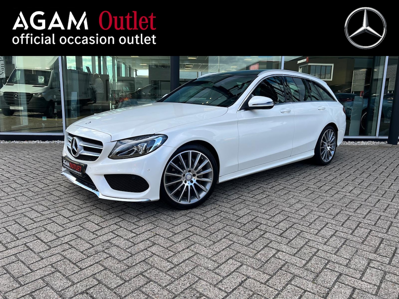 Mercedes-Benz C-klasse Estate - 180 AMG Sport Edition Panorama dak | Dealer onderhouden - AutoWereld.nl