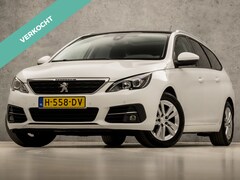 Peugeot 308 SW - 1.2 PureTech Sport (PANORAMADAK, APPLE CARPLAY, GROOT NAVI, 360 CAMERA, TREKHAAK, LEDER, S